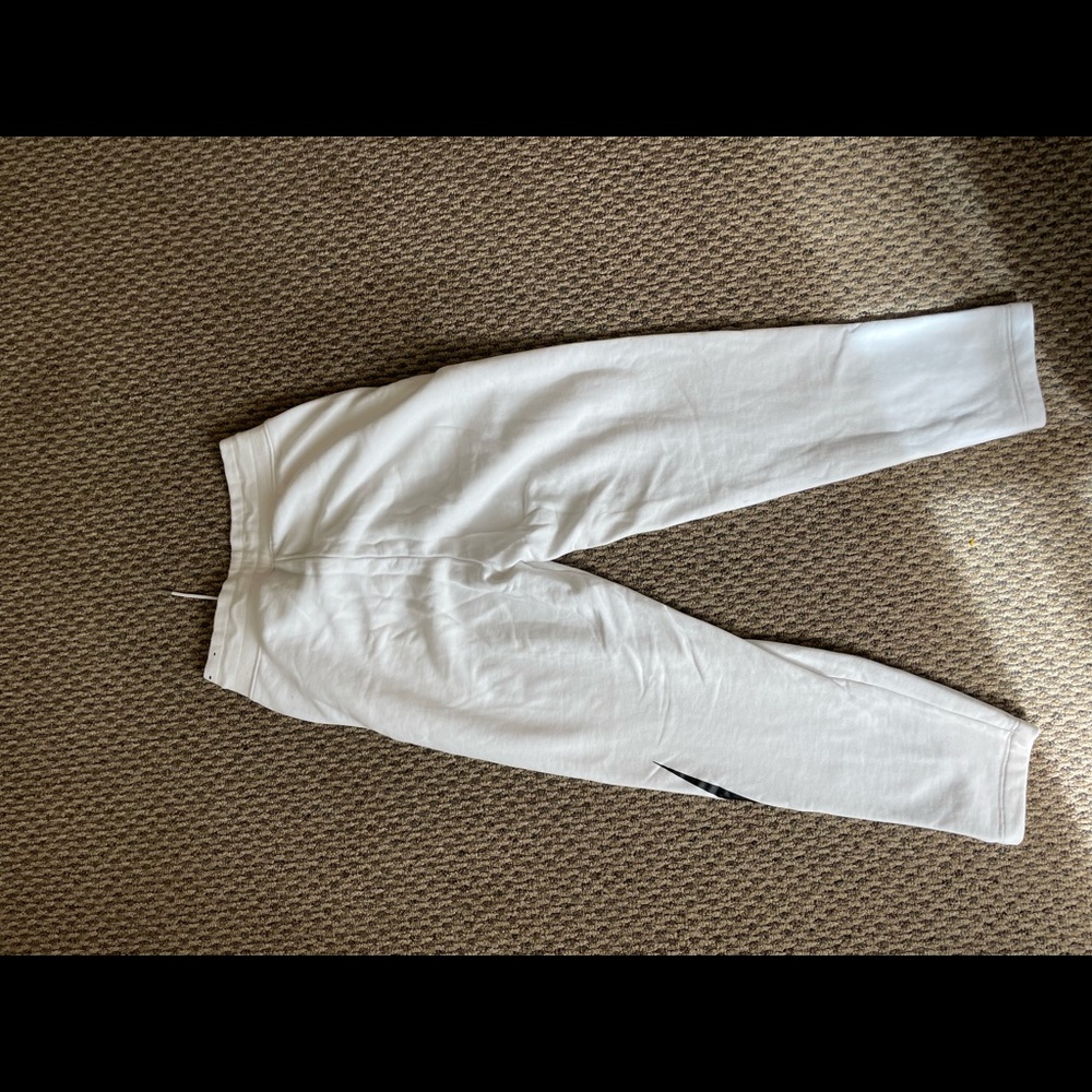 White Nike sweatpants